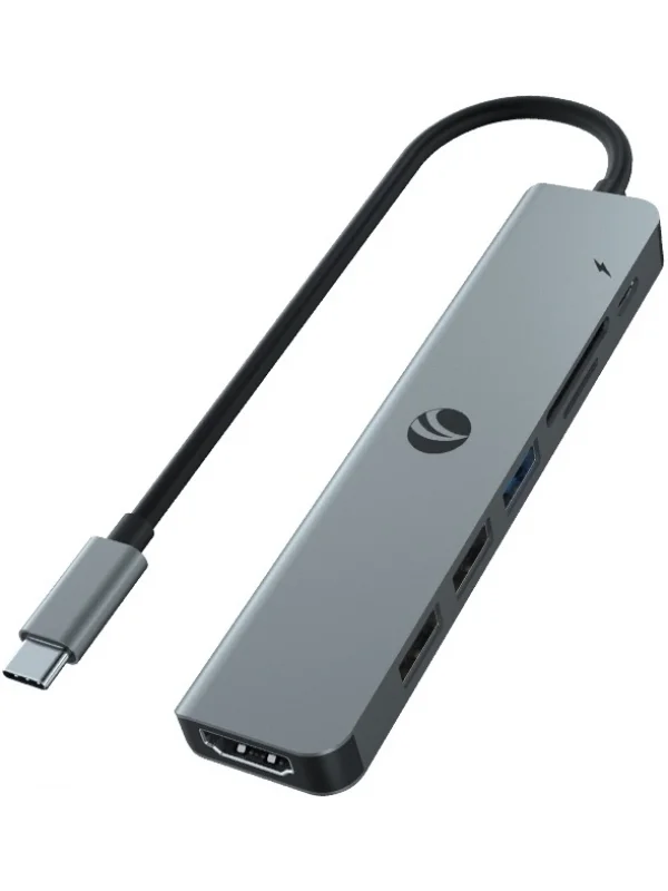 VCOM USB-C Docking Station 7 in 1 HDMI USB 3.0 PD 100W | CUE18