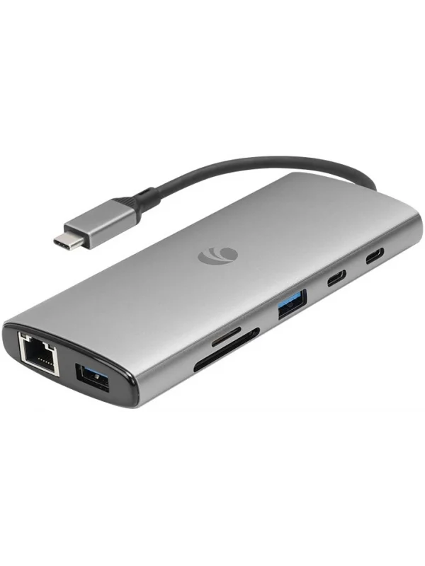 VCOM Çift Monitör Type-C Hub Çoklayıcı 10 in 1 4K 60Hz PD 100W | CUE68