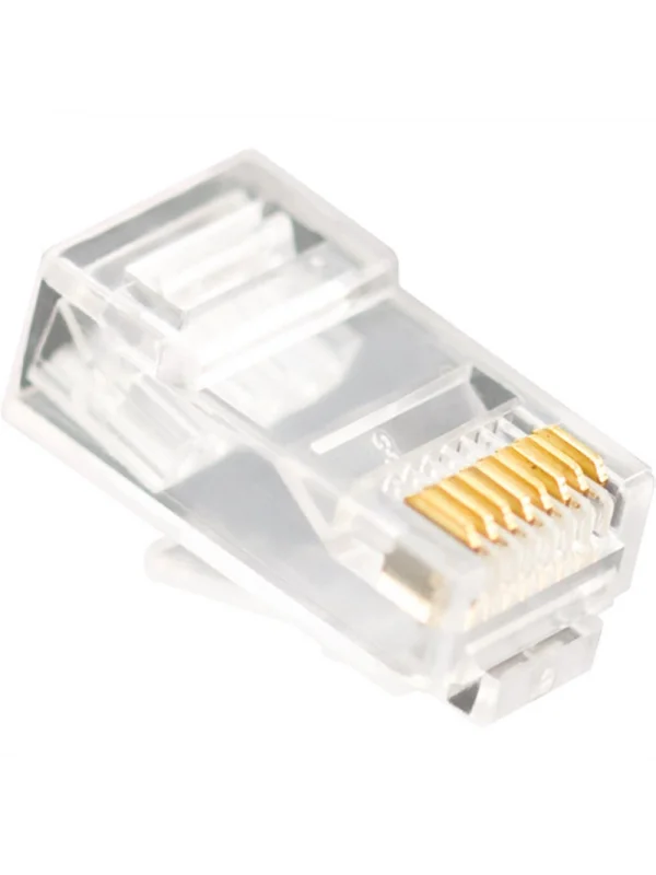 VCOM Cat6 RJ45 8P8C UTP Konnektör 100lü Paket - 3u | NM006