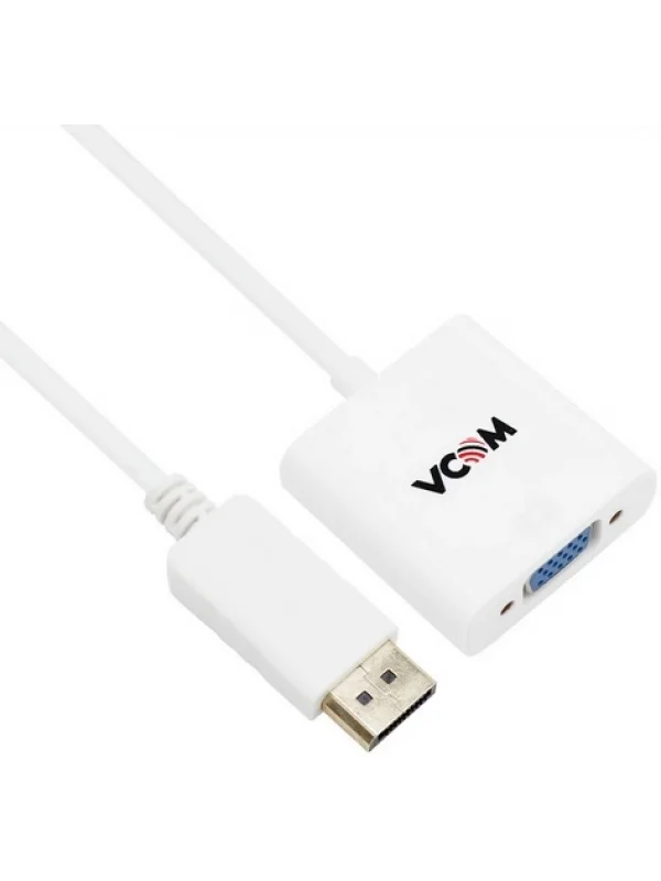 VCOM DisplayPort to VGA Dönüştürücü Adaptör Beyaz | CG603-0.15