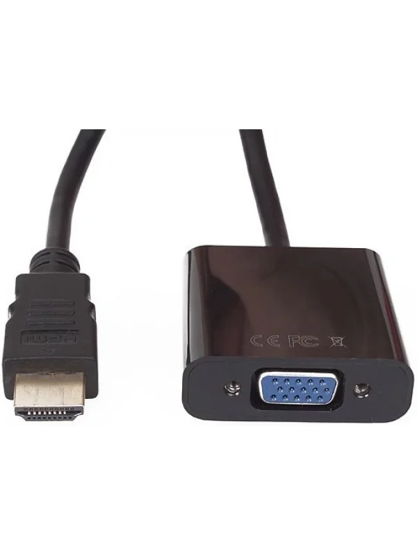 VCOM HDMI to VGA Dişi Çevirici Dönüştürücü Siyah | CG591-B-0.15