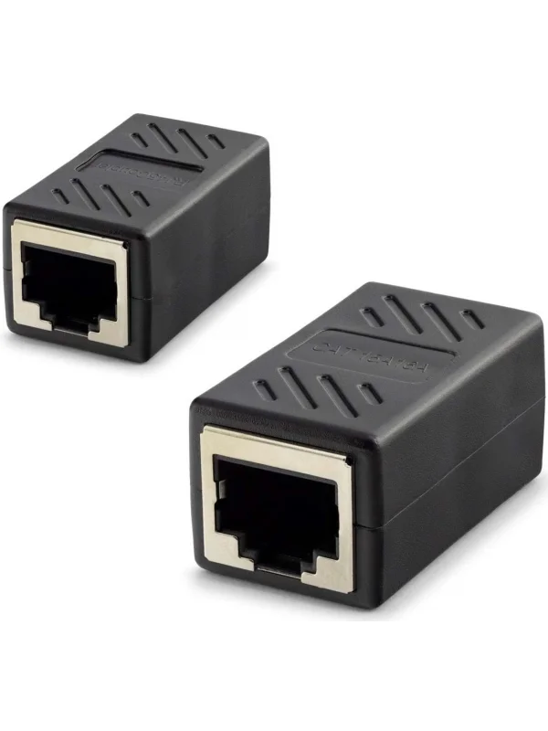 Hadron RJ45 Dişi-Dişi Ethernet Uzatma Adaptörü Siyah | HDX5066