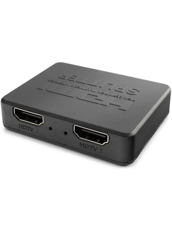 Hadron HDMI Splitter 4K 1 Giriş 2 Çıkış USB Güçlü Siyah | HDX1371