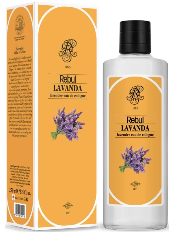 Rebul Lavanda EDC Kolonya Cam Şişe 250 ml