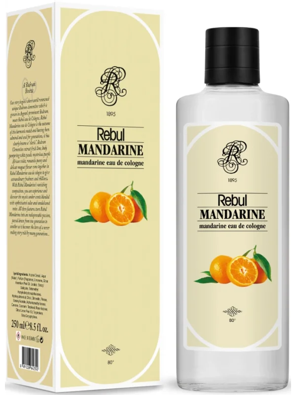 Rebul Mandarine EDC Kolonya Cam Şişe 250 ml