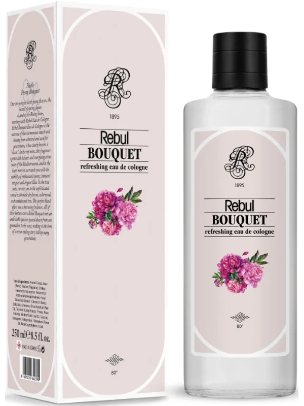 Rebul Bouquet EDC Kolonya Cam Şişe 250 ml