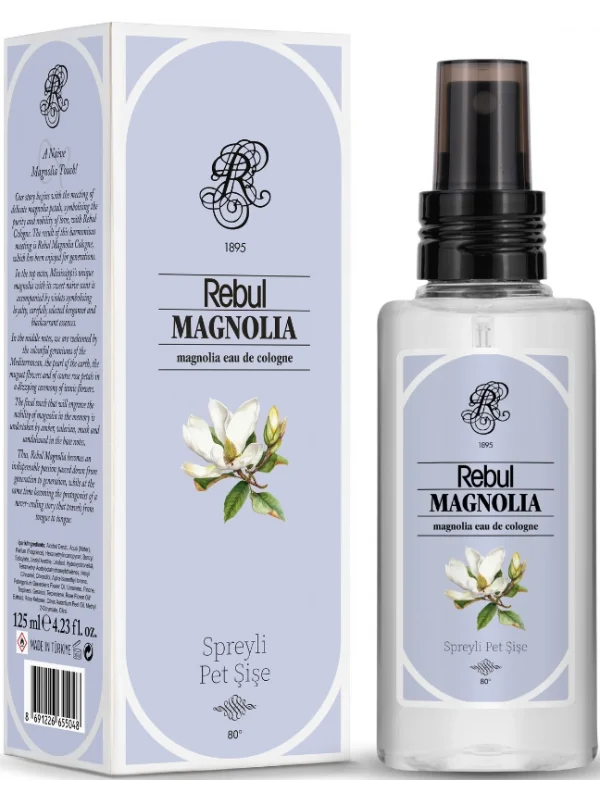 Rebul Magnolia EDC Kolonya Sprey Pet Şişe 125 ml