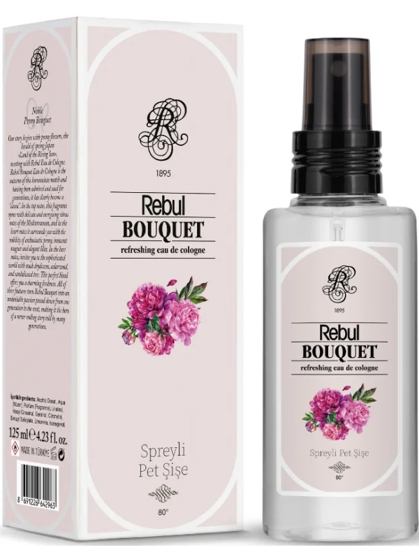Rebul Bouquet EDC Kolonya Sprey Pet Şişe 125 ml