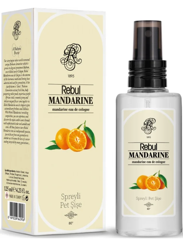 Rebul Mandarine EDC Kolonya Sprey Pet Şişe 125 ml