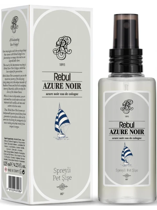 Rebul Azure Noir EDC Kolonya Sprey Pet Şişe 125 ml