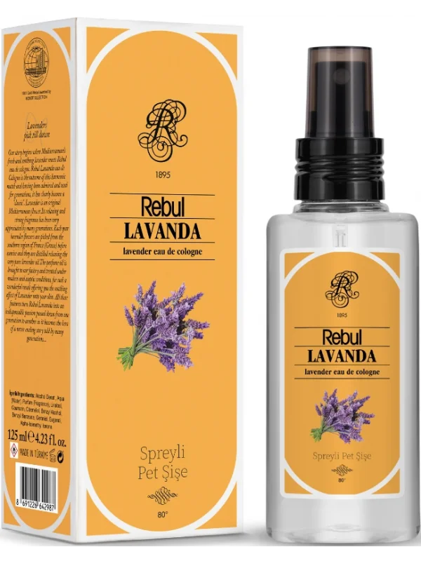 Rebul Lavanda EDC Kolonya Sprey Pet Şişe 125 ml