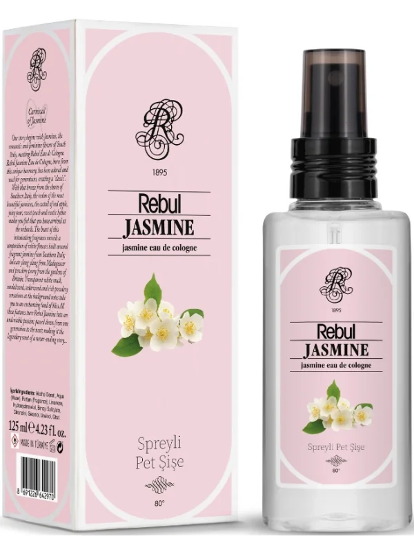 Rebul Jasmine EDC Kolonya Sprey Pet Şişe 125 ml