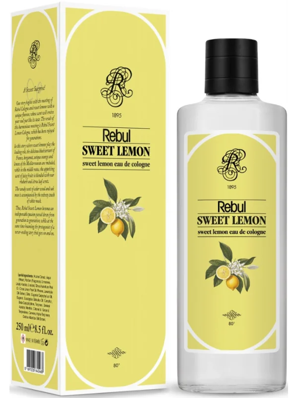 Rebul Sweet Lemon EDC Kolonya Cam Şişe 250 ml