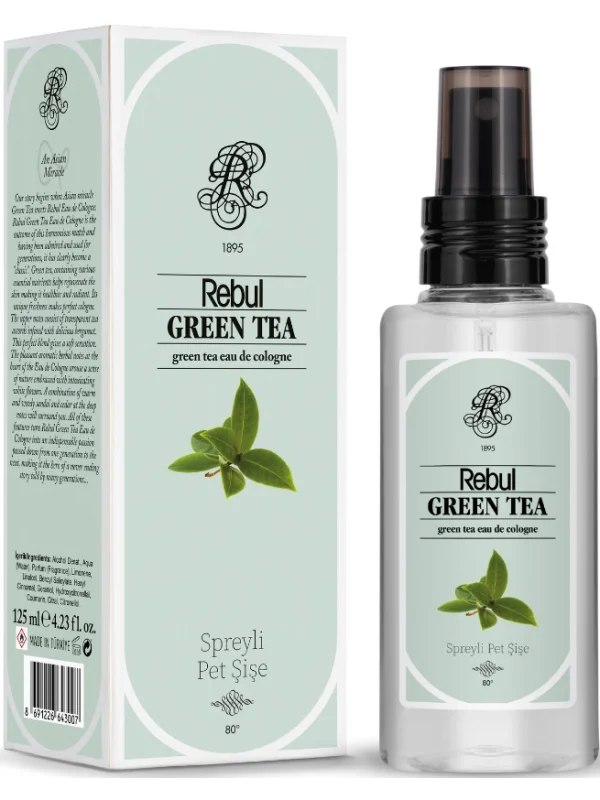 Rebul Green Tea EDC Kolonya Sprey Pet Şişe 125 ml