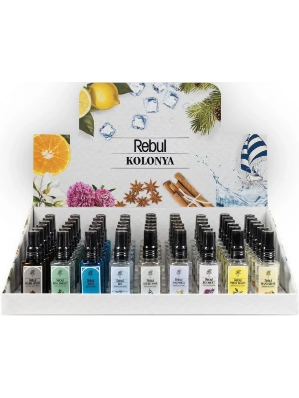 Rebul Karma EDC Kolonya 50 ml 54lü Set Stant