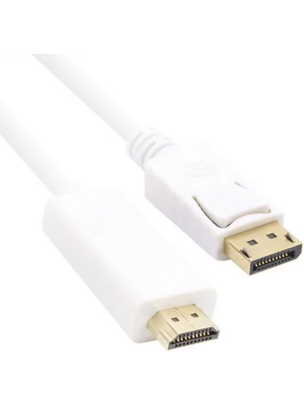 Vcom DisplayPort to HDMI Kablo Beyaz 3 mt | CG605L-3.0