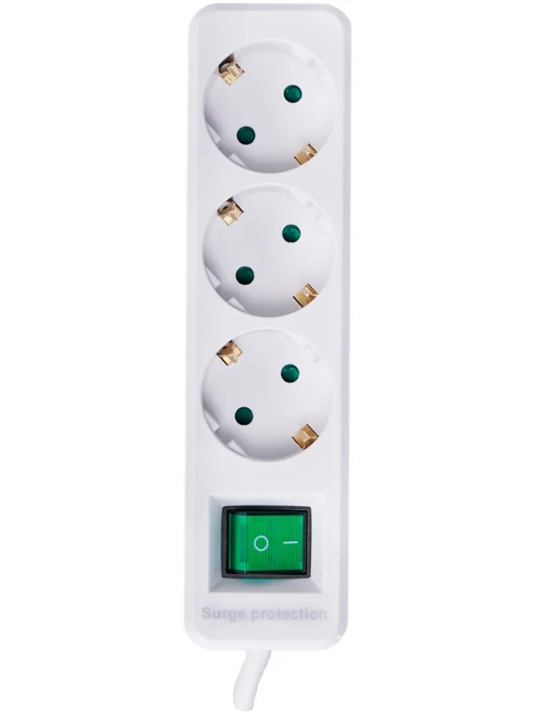 S-link Akım Korumalı 3lü Priz 1.5m 306 Joule Tam Bakır | SPG-F03