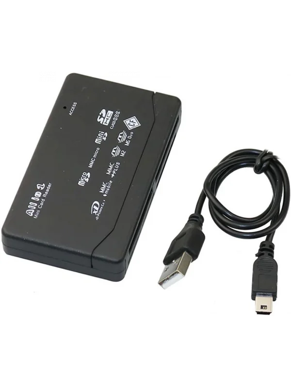 Alfais 4296 USB Hub Micro SD SDHC CF XD MS M2 Combo Kart Okuyucu