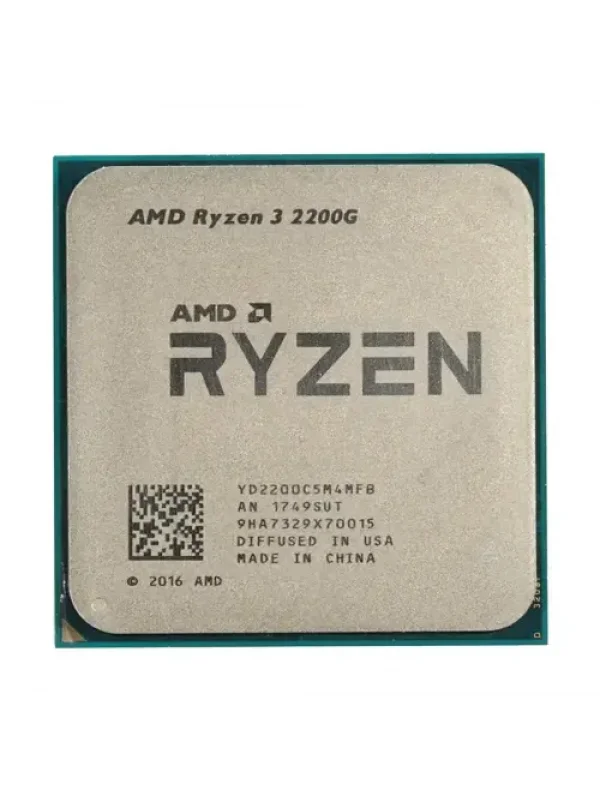 Amd Ryzen 3 2200G 3.50 Ghz AM4 4MB Cache Tray İşlemci (Fansız & Kutusuz)