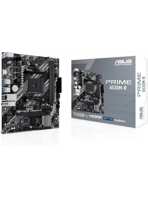 ASUS PRIME A520M-R AMD A520 AM4 DDR4 5100MHz Anakart