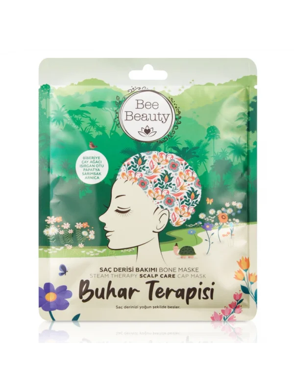 Bee Beauty Buhar Terapisi Saç Derisi Bakımı Bone Maske