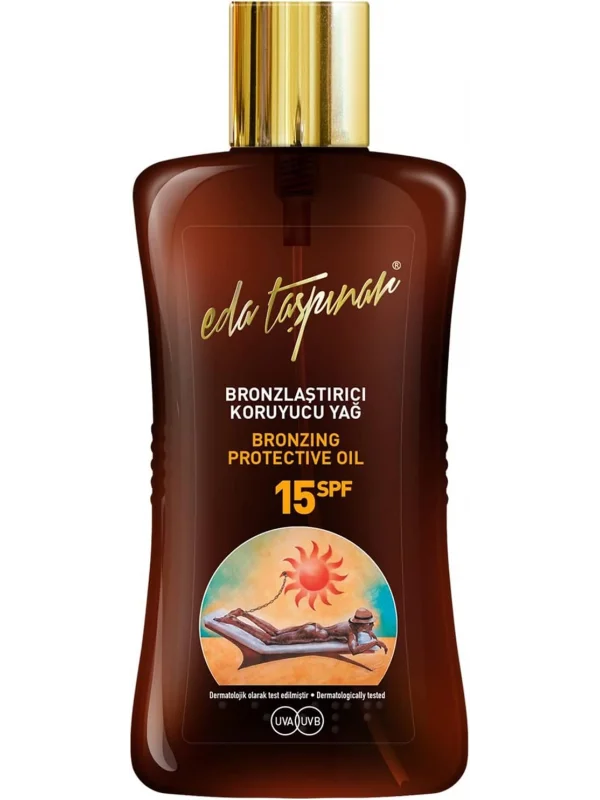 Eda Taşpınar Bronzlaştırıcı & Koruyucu Yağ SPF 15 - 200 ml