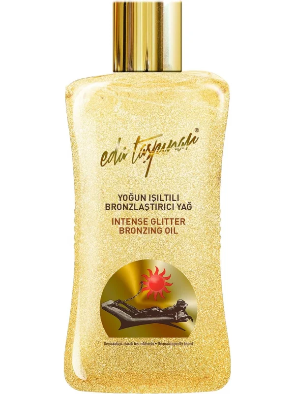 Eda Taşpınar Yoğun Işıltılı Simli Bronzlaştırıcı Yağ SPF 0 - 200 ml