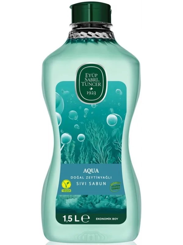 Eyüp Sabri Tuncer Aqua Doğal Zeytinyağlı Sıvı Sabun 1.5 lt