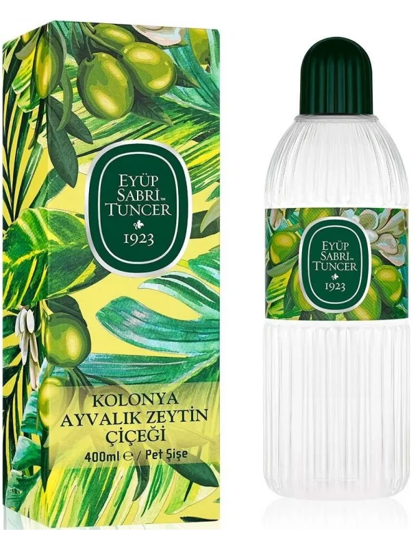Eyüp Sabri Tuncer Ayvalık Zeytin Çiçeği Kolonyası, Pet Şişe, 400 ml
