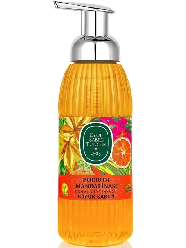 Eyüp Sabri Tuncer Bodrum Mandalinası Doğal Zeytinyağlı Köpük Sabun 500 ml