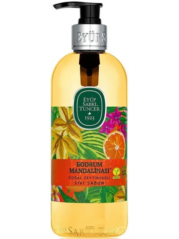 Eyüp Sabri Tuncer Bodrum Mandalinası Doğal Zeytinyağlı Sıvı Sabun 500 ml