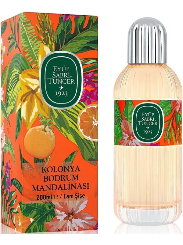 Eyüp Sabri Tuncer Bodrum Mandalinası Kolonyası, Cam Şişe, 200 ml