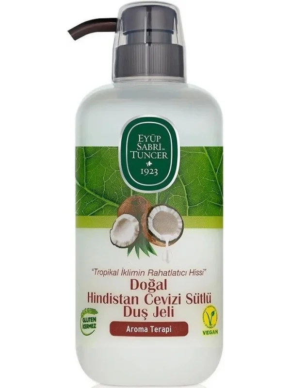 Eyüp Sabri Tuncer Doğal Hindistan Cevizi Sütlü Duş Jeli 600 ml