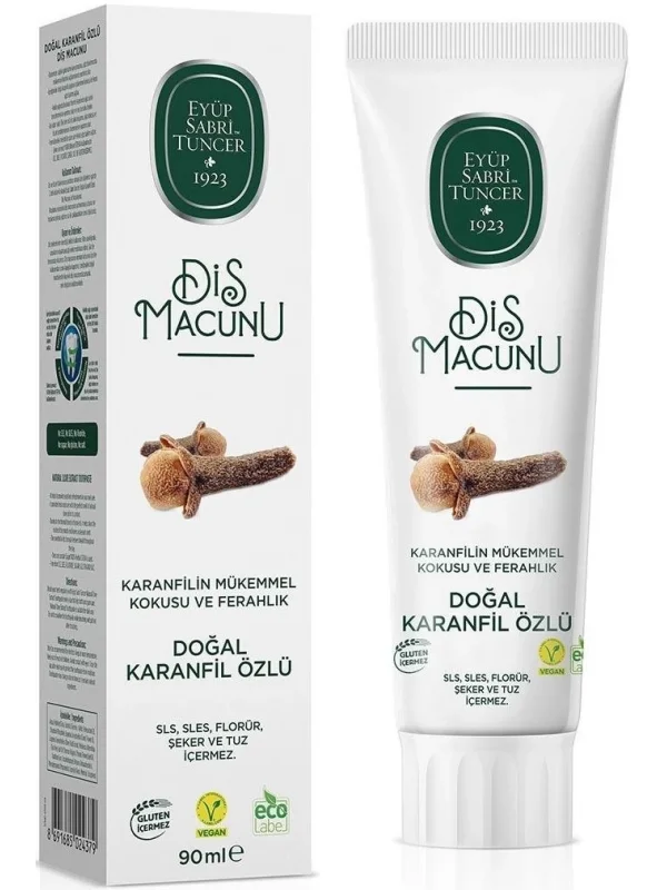 Eyüp Sabri Tuncer Doğal Karanfil Özlü Diş Macunu 90 ml