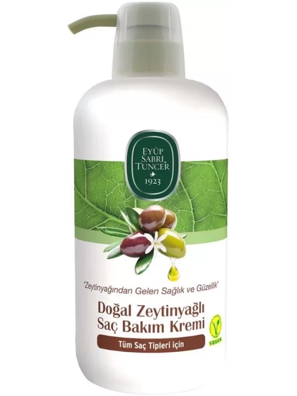 Eyüp Sabri Tuncer Doğal Zeytinyağlı Saç Bakım Kremi 600 ml
