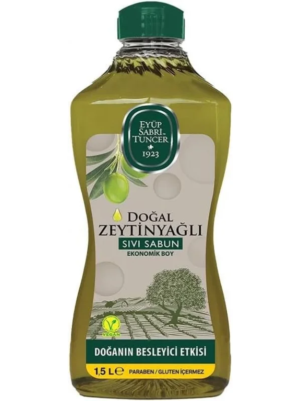 Eyüp Sabri Tuncer Doğal Zeytinyağlı Sıvı Sabun 1.5 lt