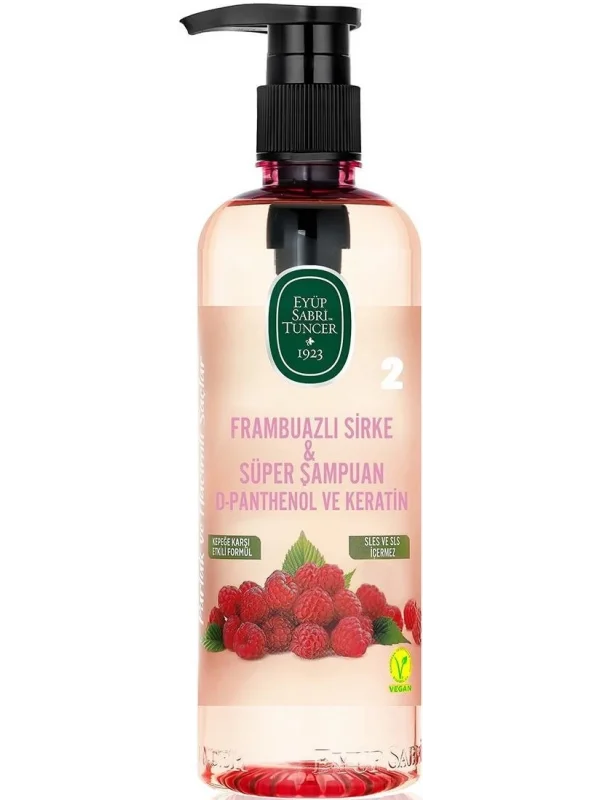 Eyüp Sabri Tuncer Frambuazlı Sirke & Süper Şampuan 500 ml