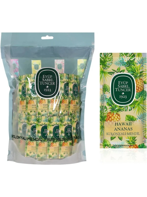 Eyüp Sabri Tuncer Hawaii Ananas Kolonyalı Islak Mendil, Küçük Boy, 150li