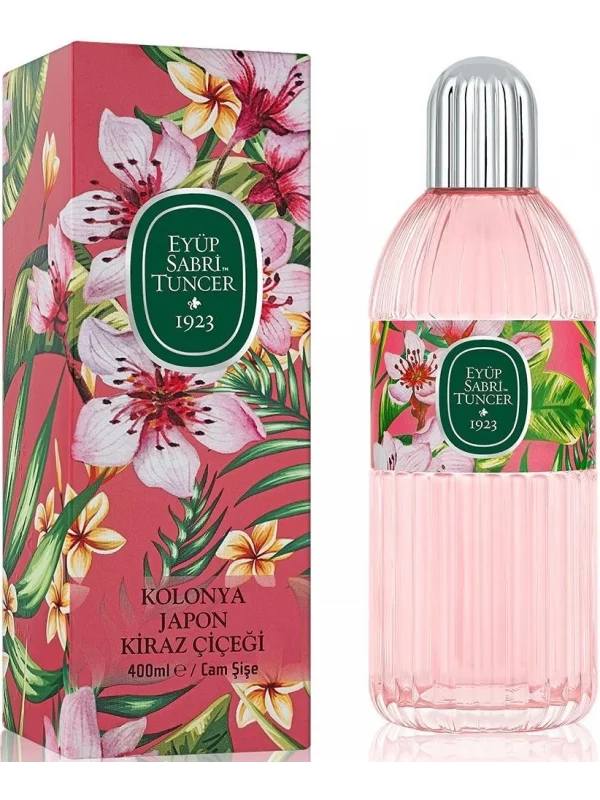 Eyüp Sabri Tuncer Japon Kiraz Çiçeği Kolonyası, Cam Şişe, 400 ml