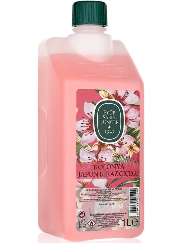 Eyüp Sabri Tuncer Japon Kiraz Çiçeği Kolonyası, Kilitli Kapak, 1 lt
