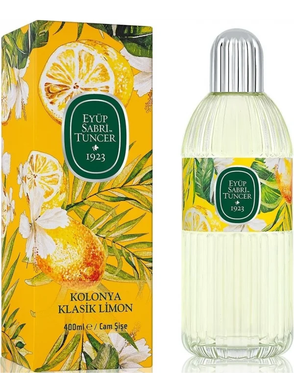 Eyüp Sabri Tuncer Klasik Limon Kolonyası, Cam Şişe, 400 ml