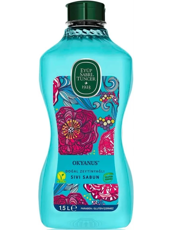 Eyüp Sabri Tuncer Okyanus Doğal Zeytinyağlı Sıvı Sabun 1.5 lt