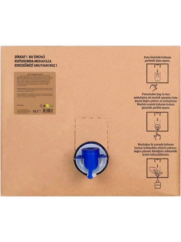 Eyüp Sabri Tuncer Okyanus Doğal Zeytinyağlı Sıvı Sabun, Bag In Box, 5 lt