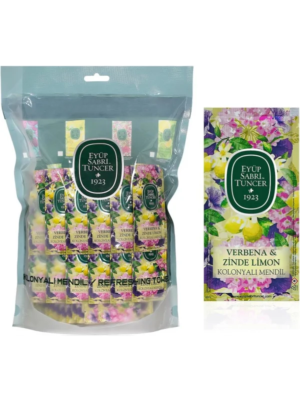 Eyüp Sabri Tuncer Verbena & Zinde Limon Kolonyalı Islak Mendil, Küçük Boy, 150li