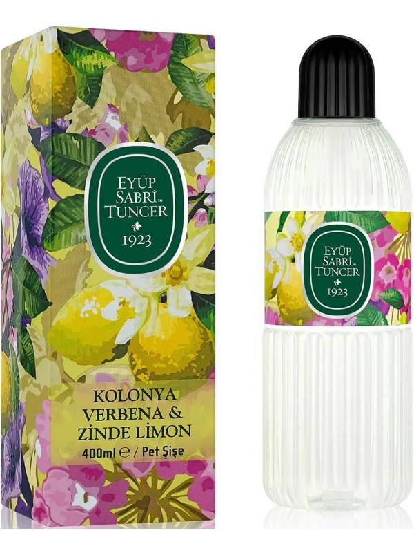 Eyüp Sabri Tuncer Verbena & Zinde Limon Kolonyası, Pet Şişe, 400 ml