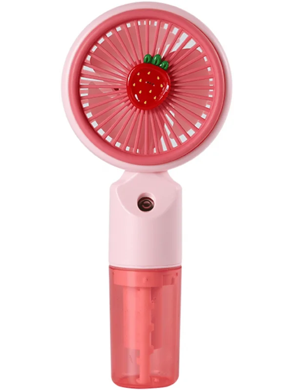 Feny Mini El Fanı Pembe Ultra Sessiz Kademeli Buharlı Şarjlı | FN-F50