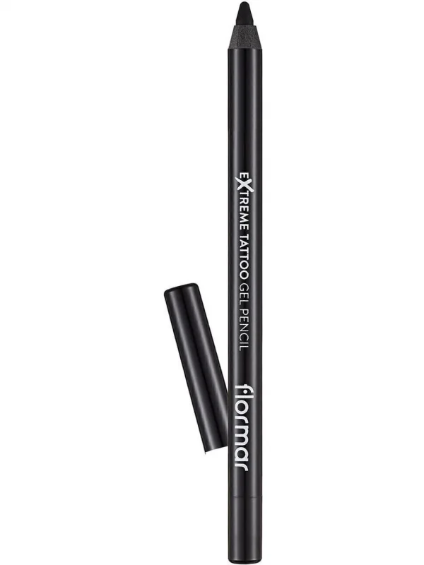 Flormar Kalıcı Jel Dokulu Suya Dayanıklı Göz Kalemi Siyah - Extreme Tattoo Gel Pencil - 006 Onyx