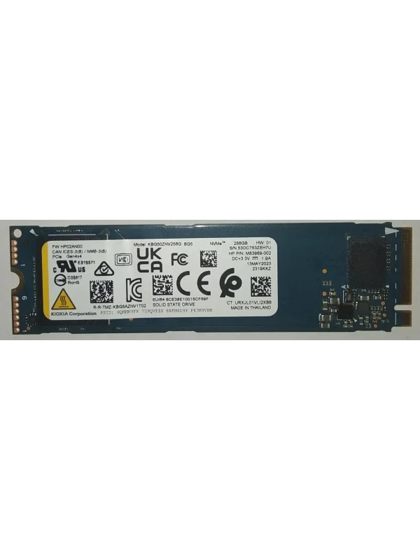 Kioxia 256 gb M2 Gen 4x4 Nvme 2280 SSD Disk KBG50ZNV256G (Kutusuz)