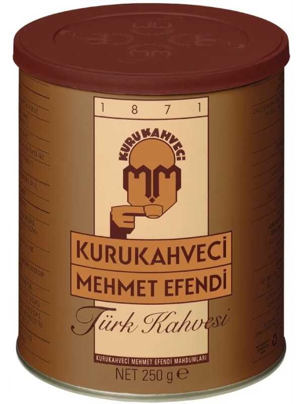 Mehmet Efendi Türk Kahvesi Teneke Kutu 250 gr