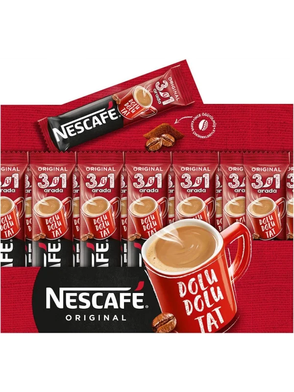 Nescafe 3ü 1 Arada Kahve 17,5 gr 72li Paket